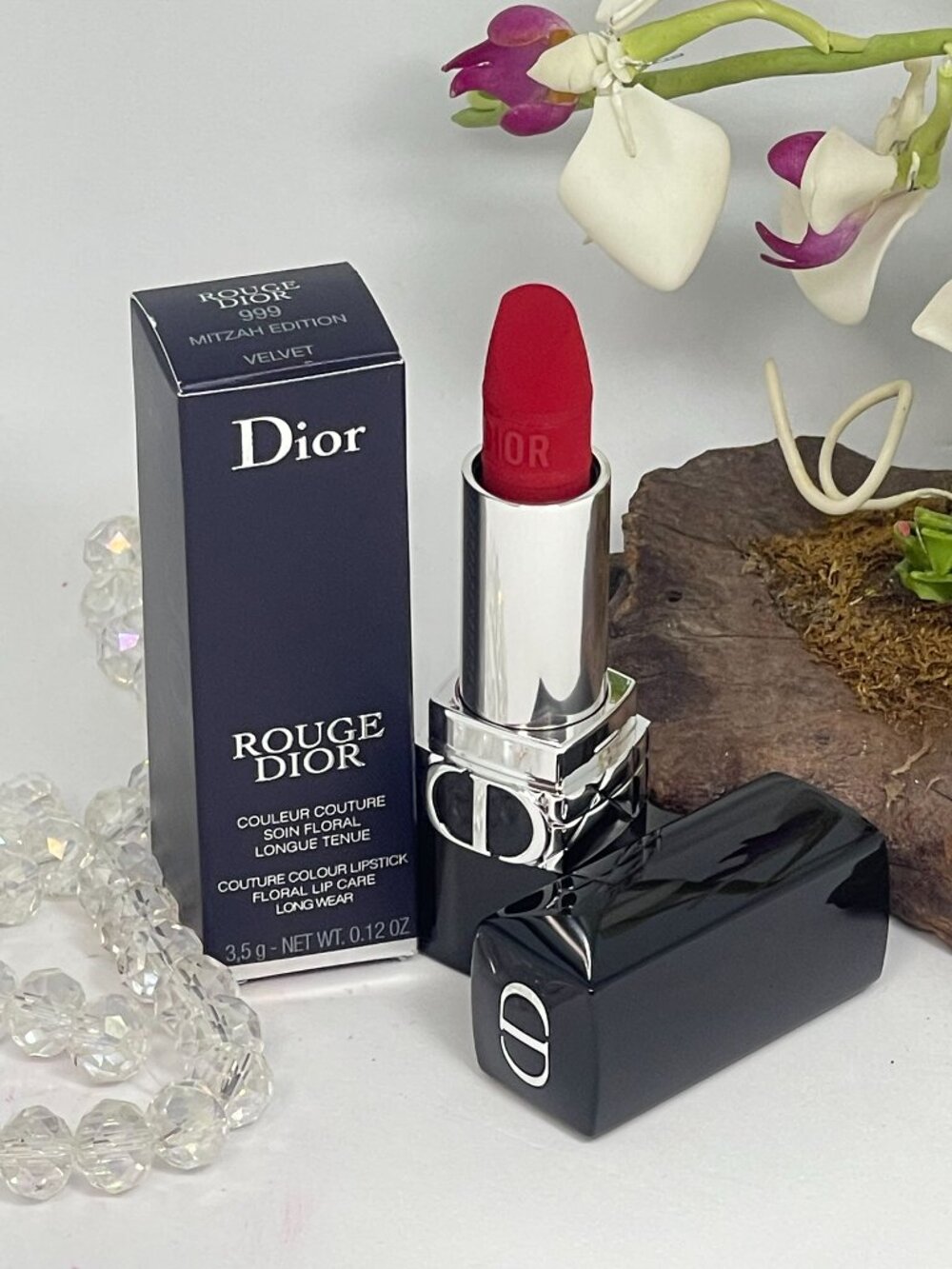 Dior Rouge Dior Couture Colour Lipstick - 999 Mitzah Edition (Velvet)-New in Box